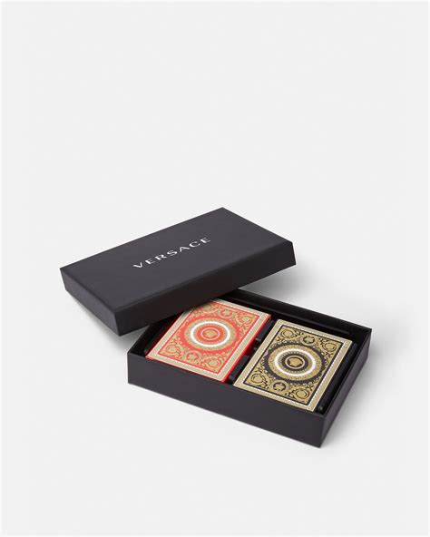 Shop Versace Baroque Playing Card Set .